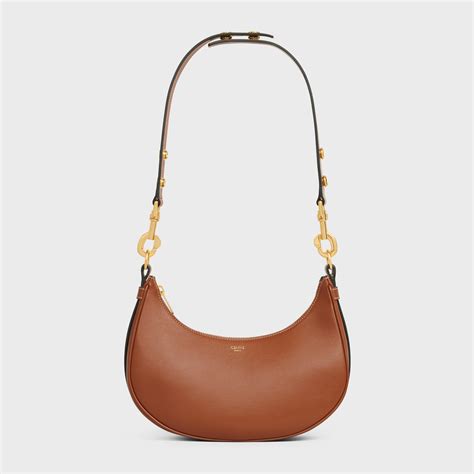 celine smooth calfskin bag|CELINE Smooth Calfskin Medium Strap Ava Shoulder Bag Tan .